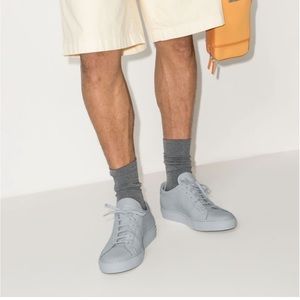 mens light blue common projects